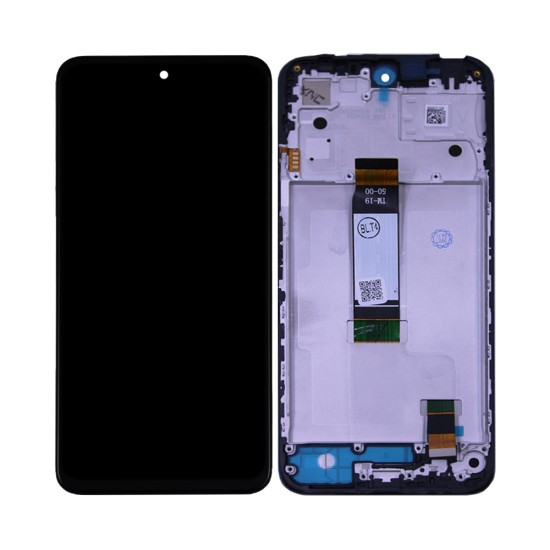 Touch+Display+Frame Xiaomi Redmi 12/M6 Pro 5G/Note 12R/Redmi 12 5G Service Pack Preto